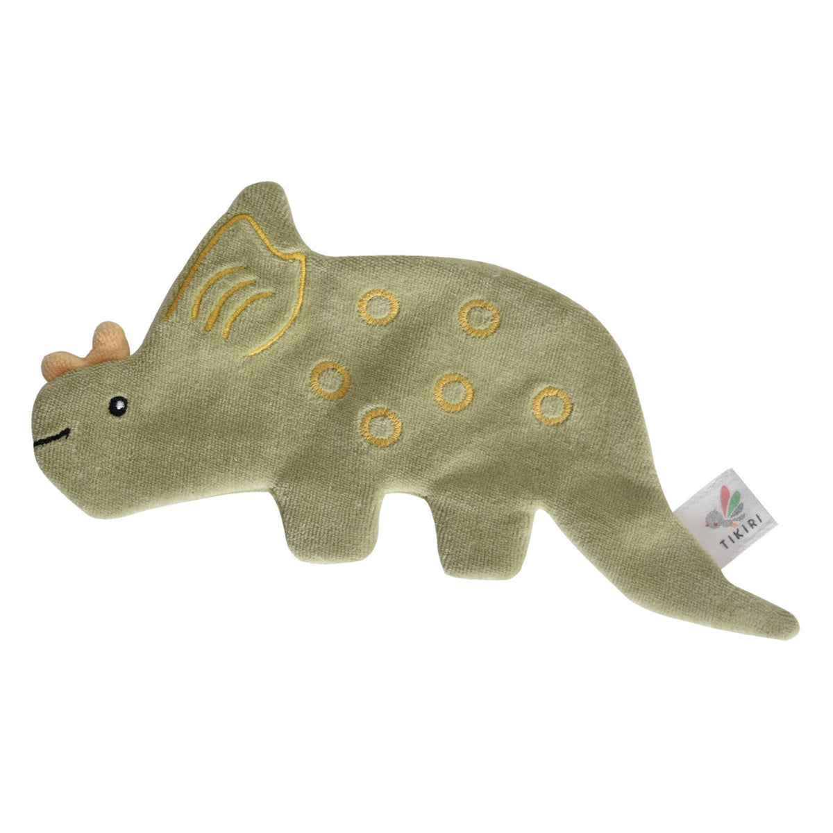 Triceratops Organic Fabric with Crinkle