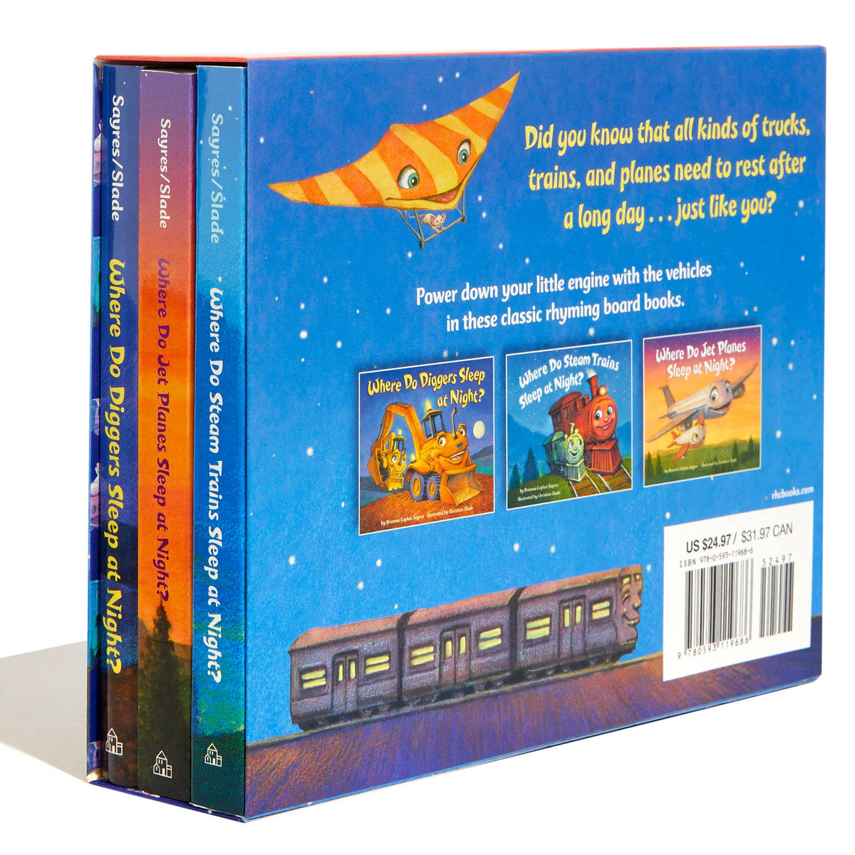 Where Do Diggers 3 Board Books Boxed Set