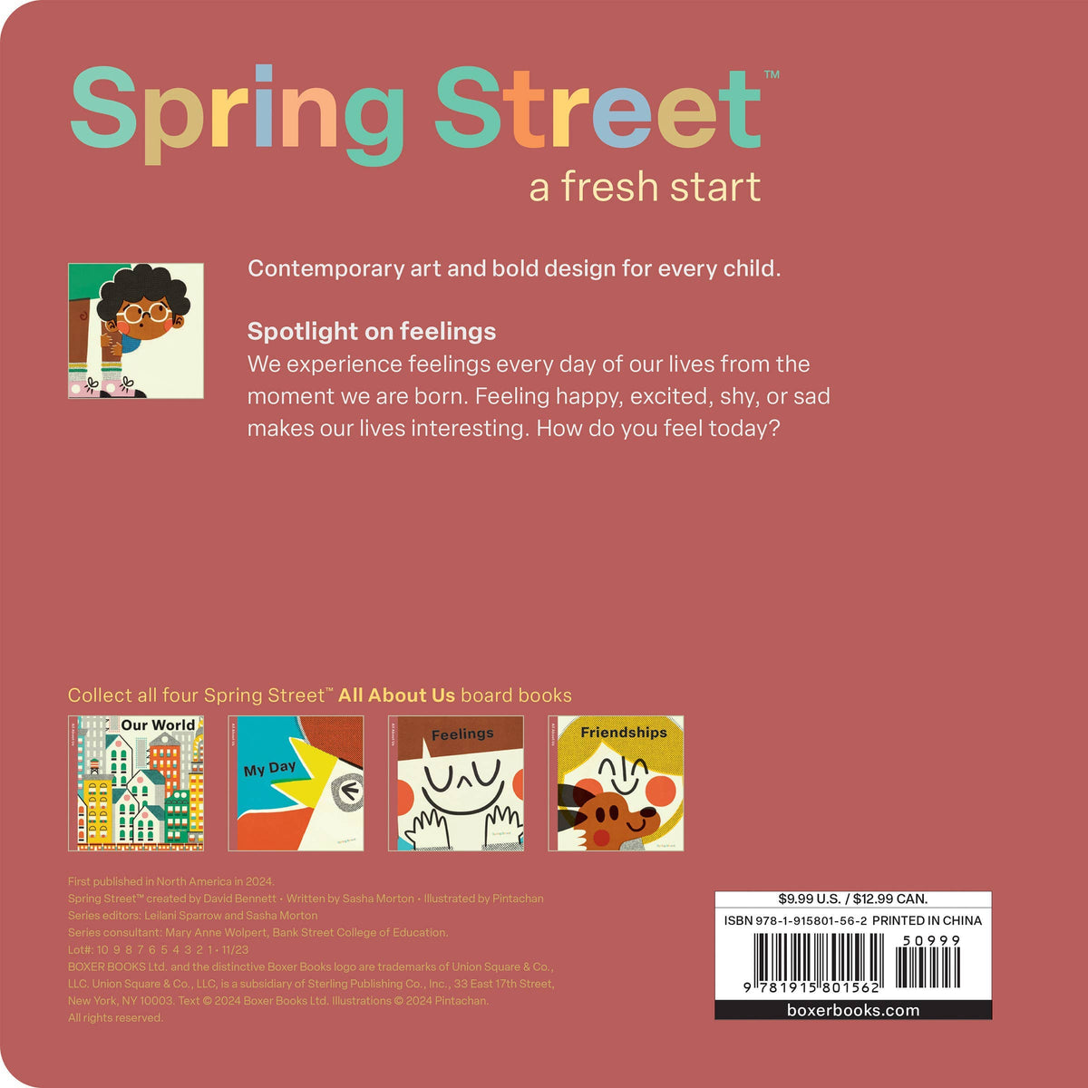 Spring Street All About Us: Feelings by Boxer Books - Baby Dill
