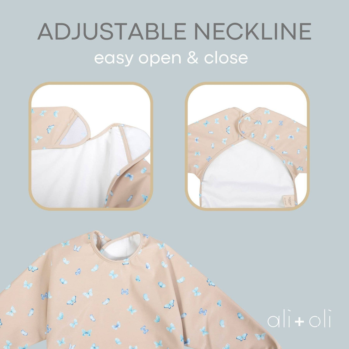 Smock Bib (2-pc) Long &amp; Short Sleeve Set