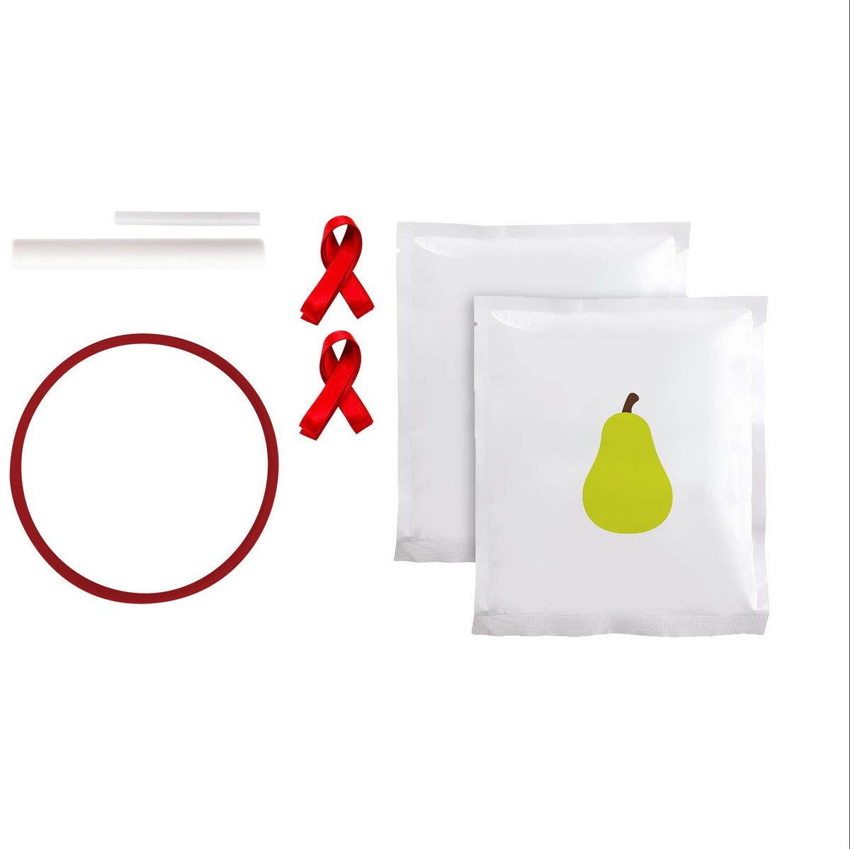 Baby Handprint or Footprint Christmas Ornament Kit, Set of 2
