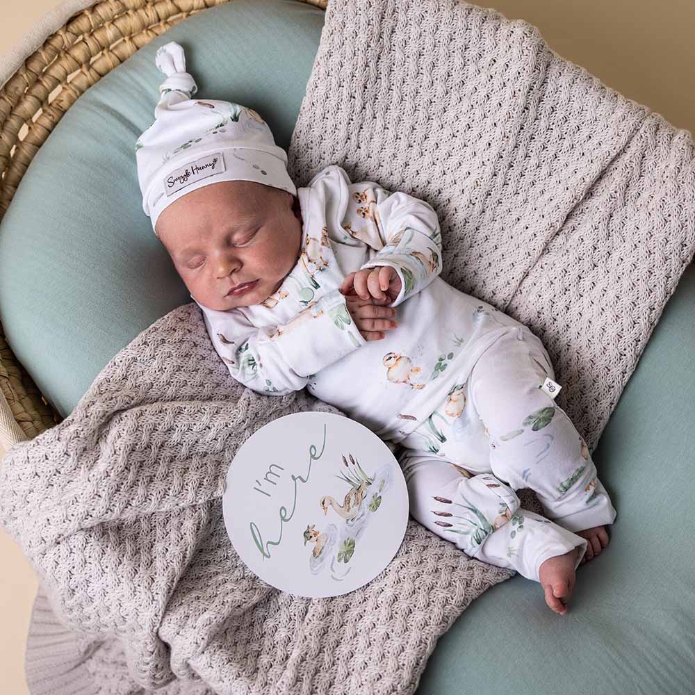 Duck Pond Organic Growsuit - Baby Dill