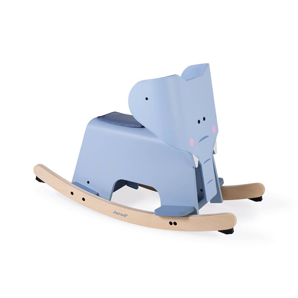 Janod - Rocking Elephant | With Removable Protection | 12 Months+ - Baby Dill