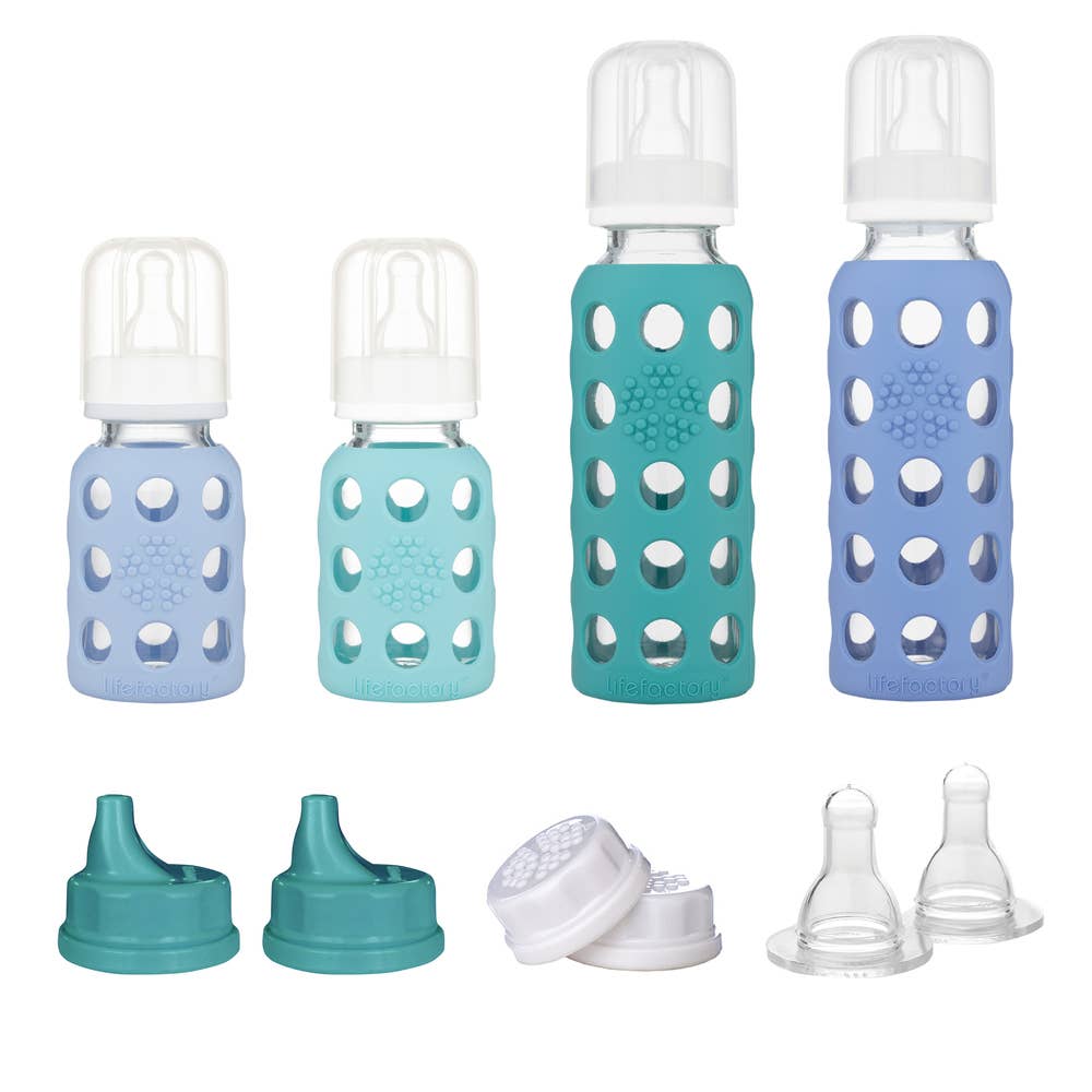 4 Glass Bottle Baby Starter Kit