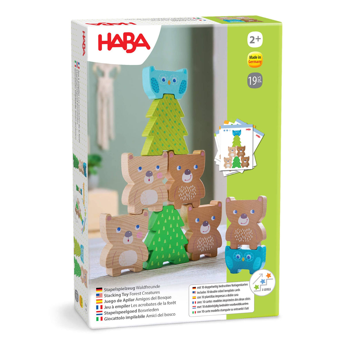 Wooden Forest Friends Stacking Toy