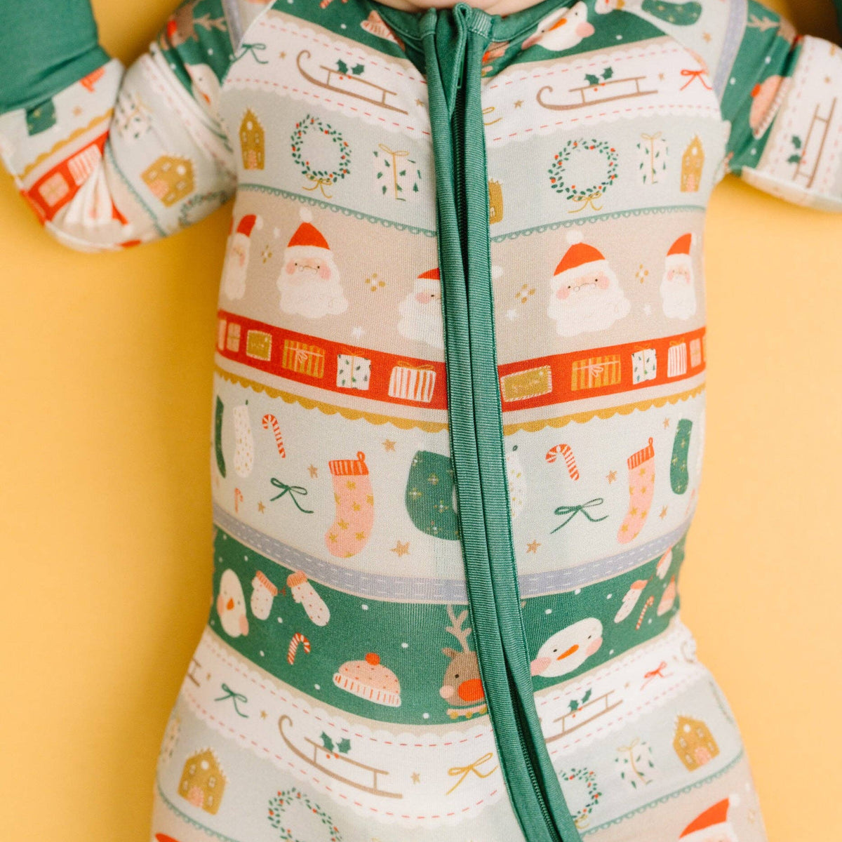 Merry Little Christmas Double Zip Bamboo Sleeper