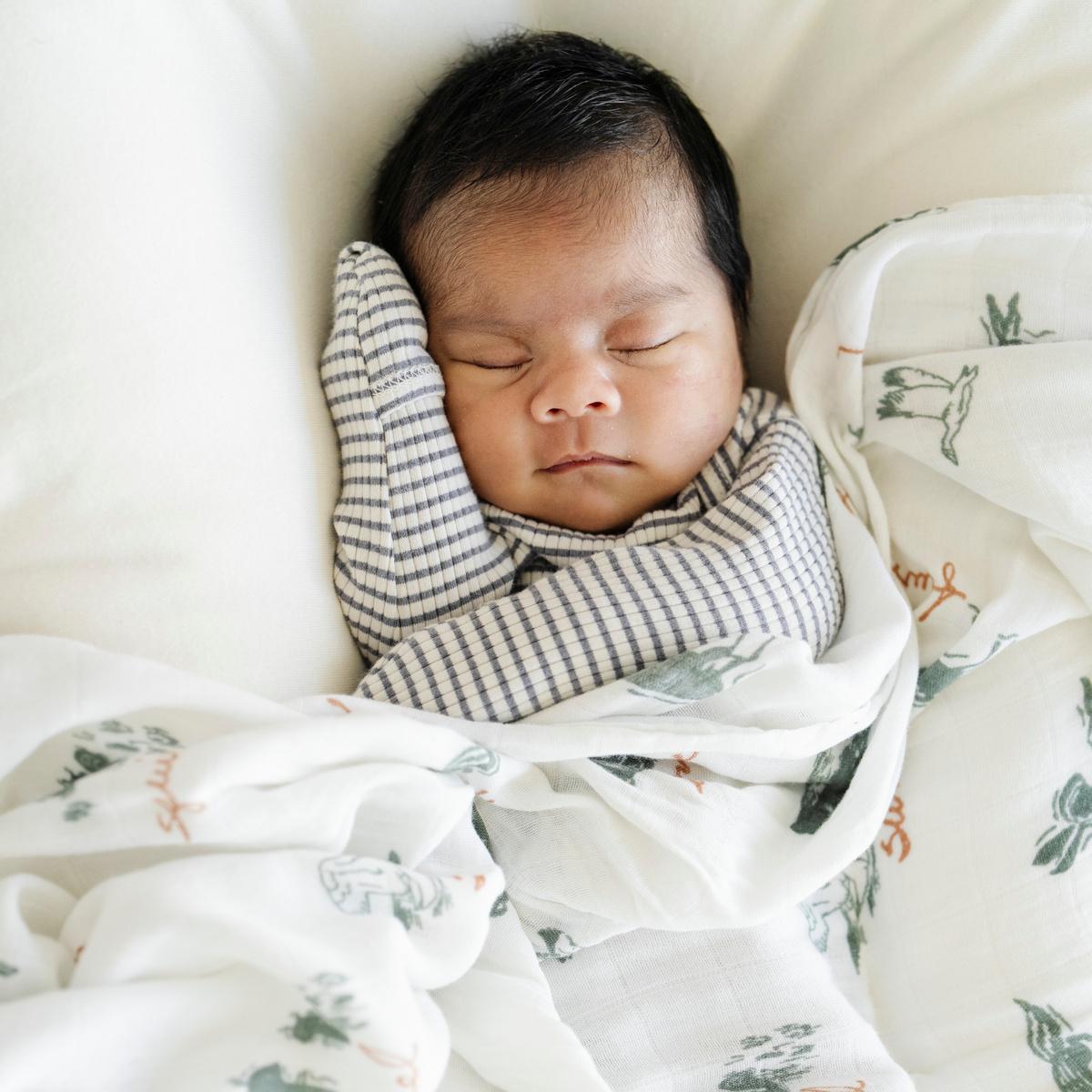 Bamboo Muslin Rayon Swaddle - Baby Dill