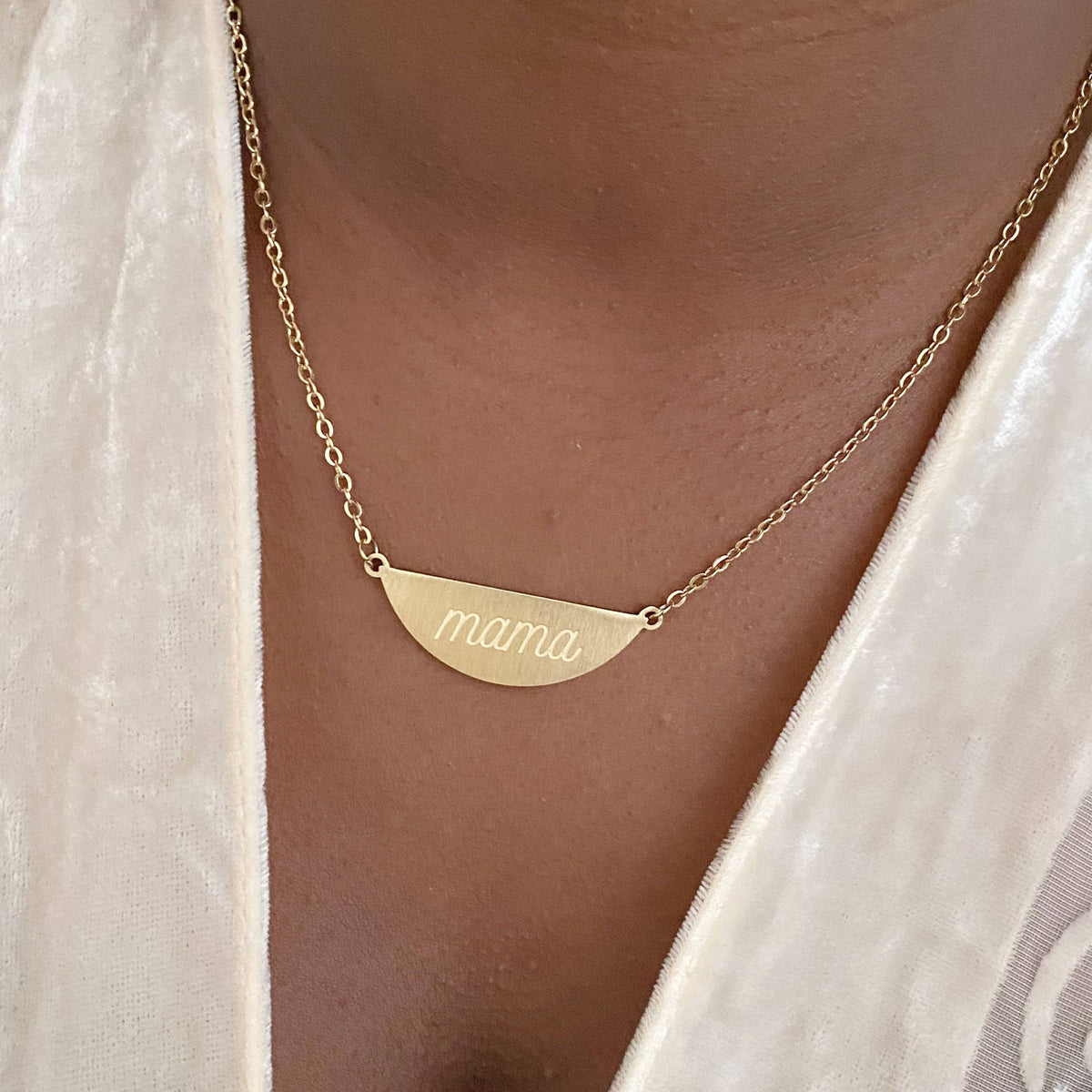 Hamilton Sphere Mama Necklace - Baby Dill