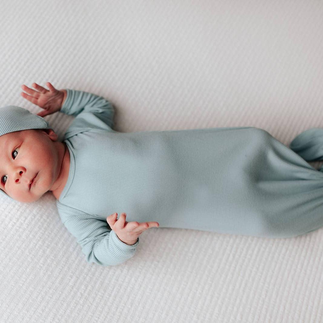 Blue Bird Knotted Gown