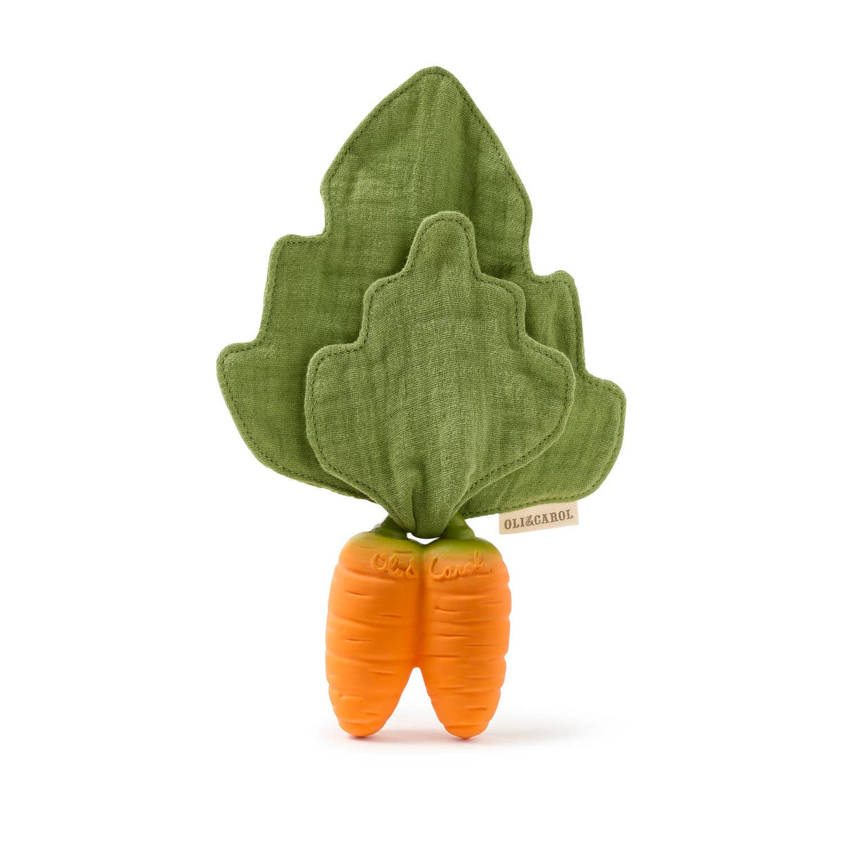 Cathy the Carrot Mini DouDou Teether - Baby Dill