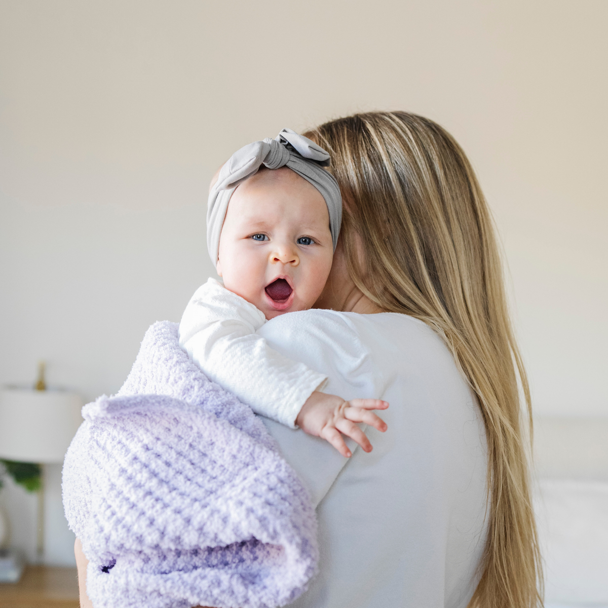 Saranoni - WAFFLE KNIT MINI BLANKETS - Baby Dill