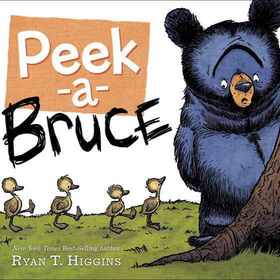 Peek-A-Bruce Board Book - Baby Dill