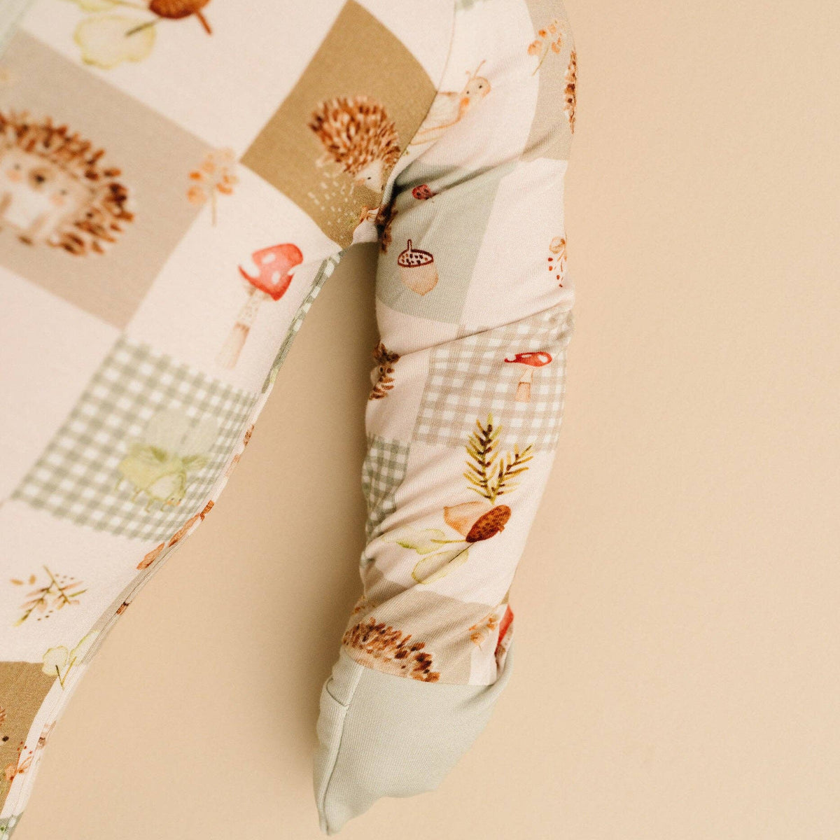 Hedgehog Patchwork Double Zip Bamboo Sleeper