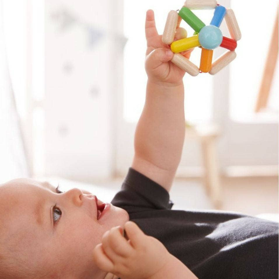 Color Carousel Wooden Baby Rattle - Baby Dill