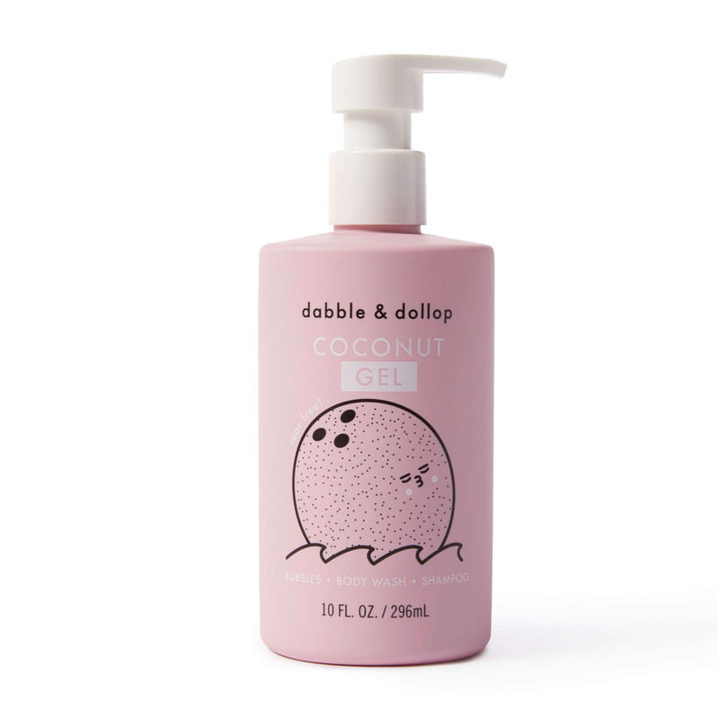 All-Natural Coconut Shampoo, Body Wash &amp; Bubbles