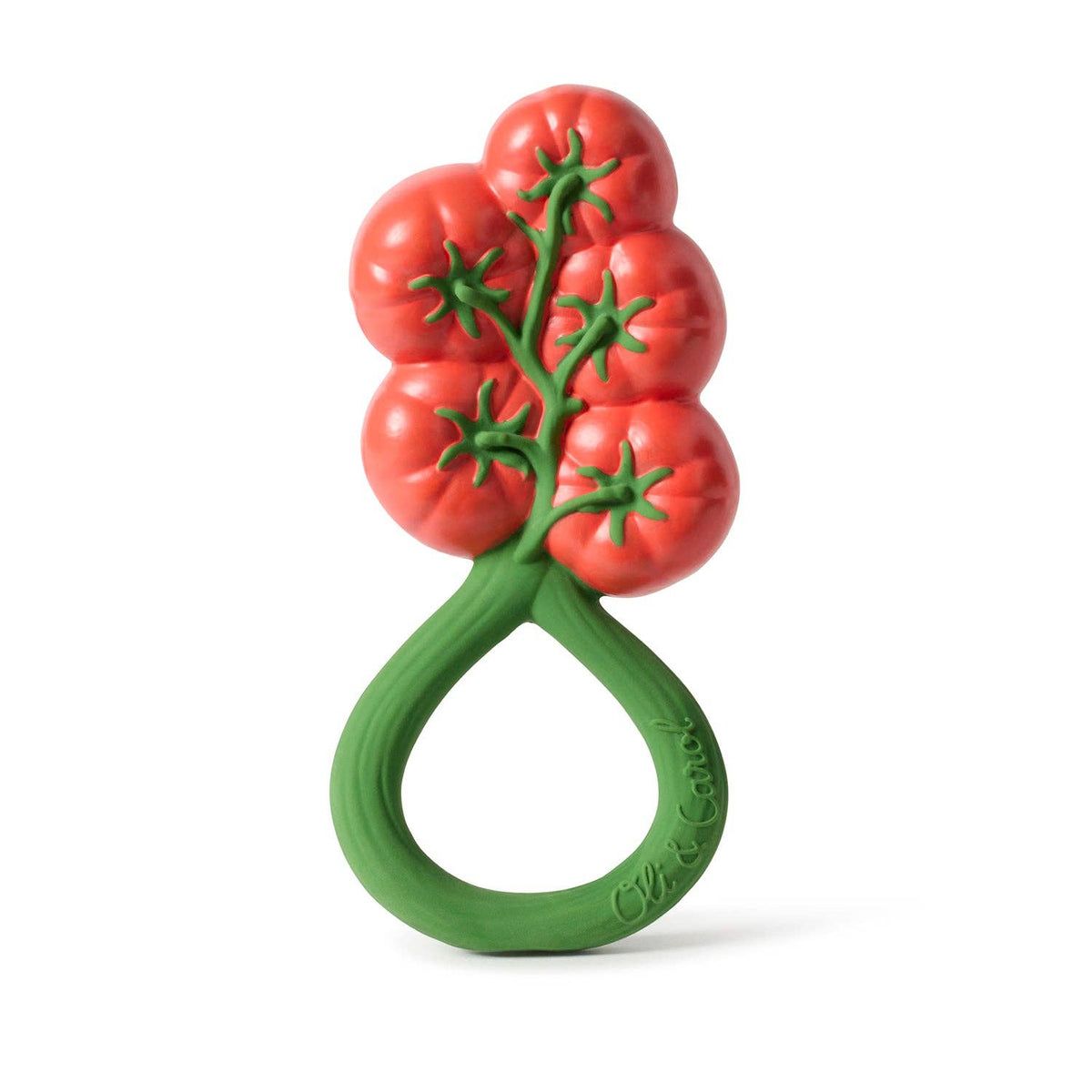 Oli & Carol - Tomato Rattle Toy - Baby Dill