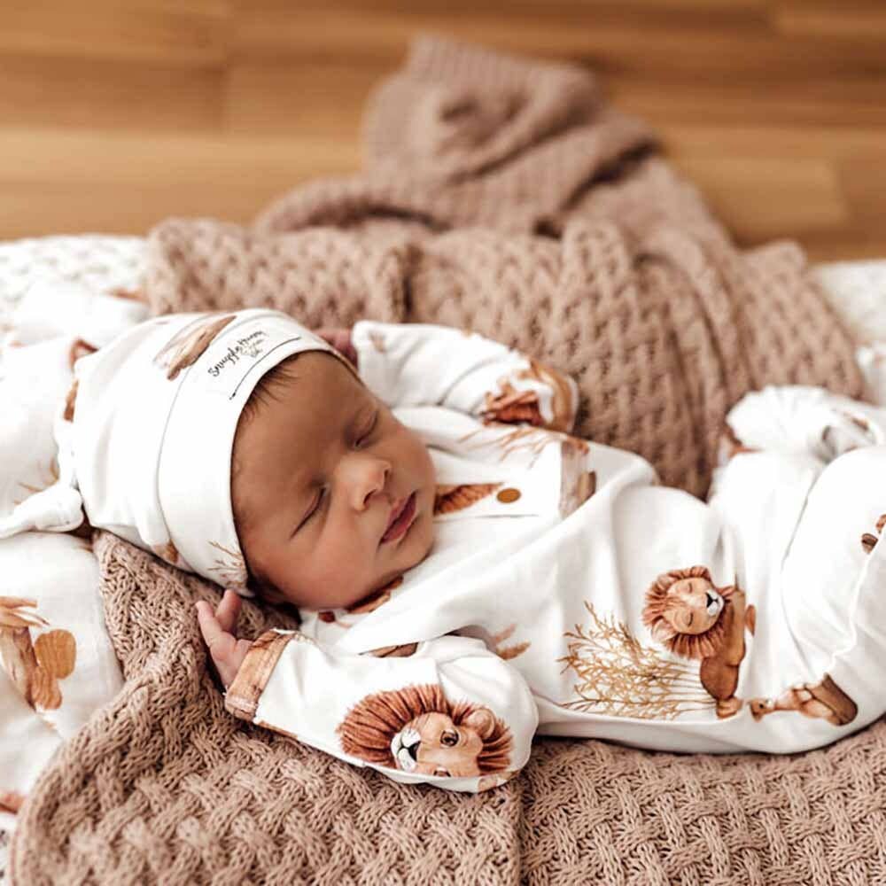 Lion Organic Growsuit - Baby Dill