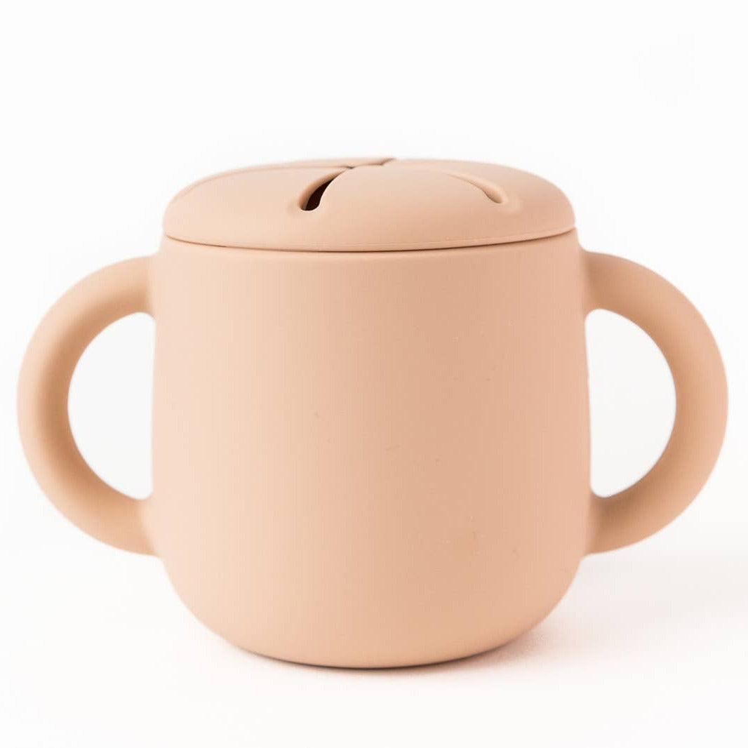 Silicone Snack Cup with Lid - Baby Dill
