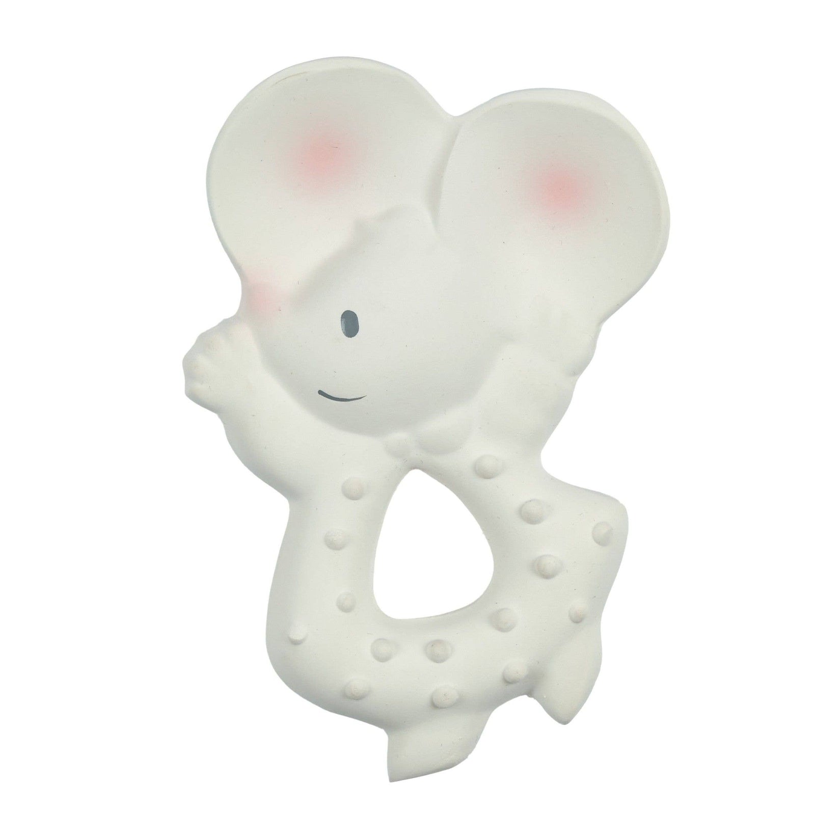 Meiya the Mouse Natural Rubber Teether - Baby Dill