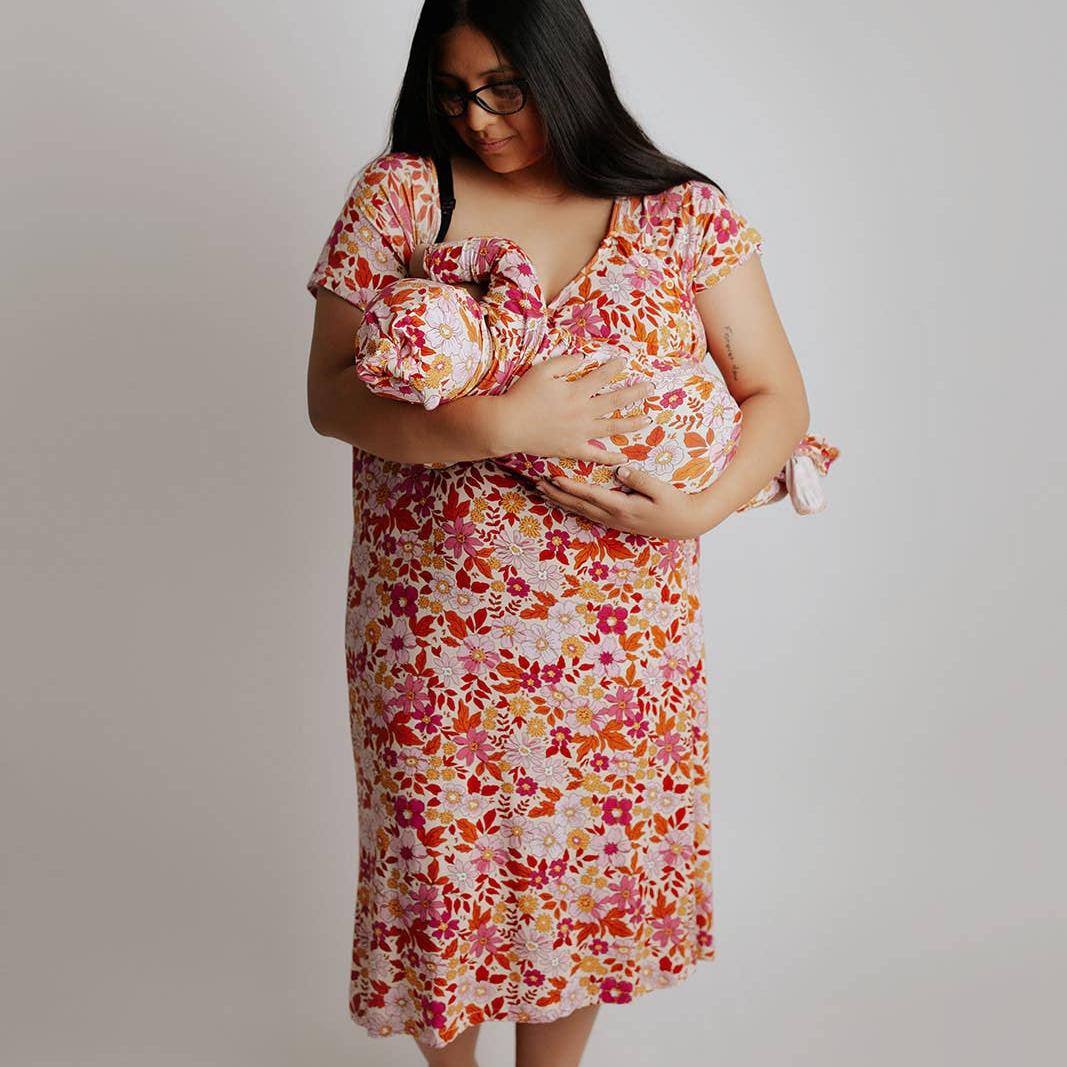 Maternity Mommy Labor and Delivery/ Nursing Gown