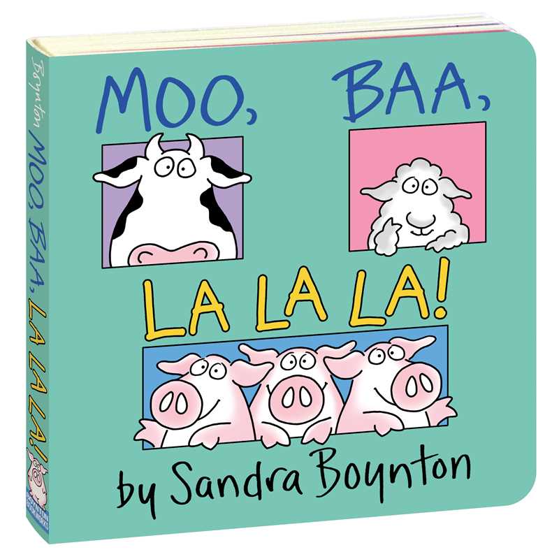 Moo, Baa, La La La! Board Book - Baby Dill