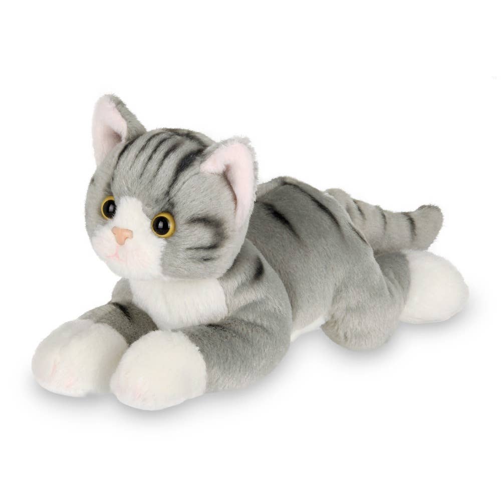 Lil' Socks the Gray Cat Kitty Cat Plushie - Baby Dill