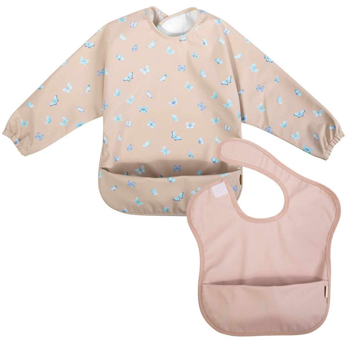 Smock Bib (2-pc) Long &amp; Short Sleeve Set