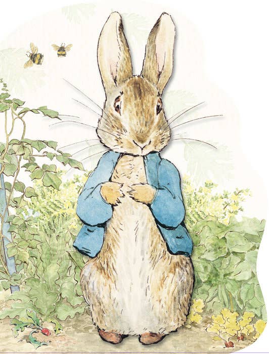 Peter Rabbit Lg Shaped Bd Bk - Baby Dill