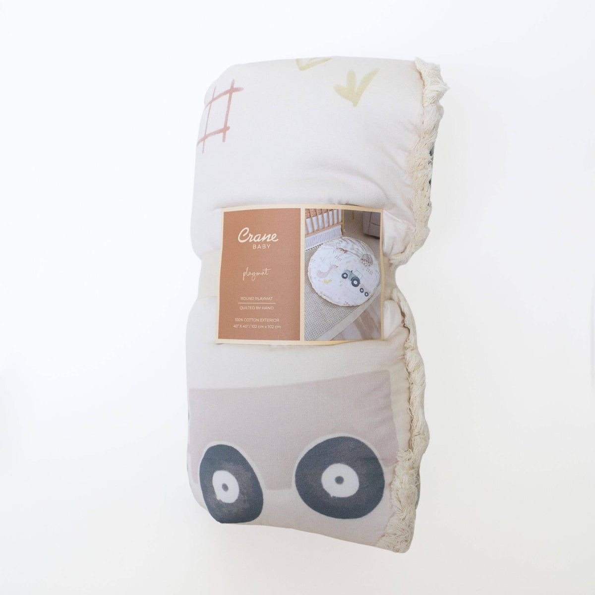 Charlie Farmhouse Quilted Play Mat - Baby Dill