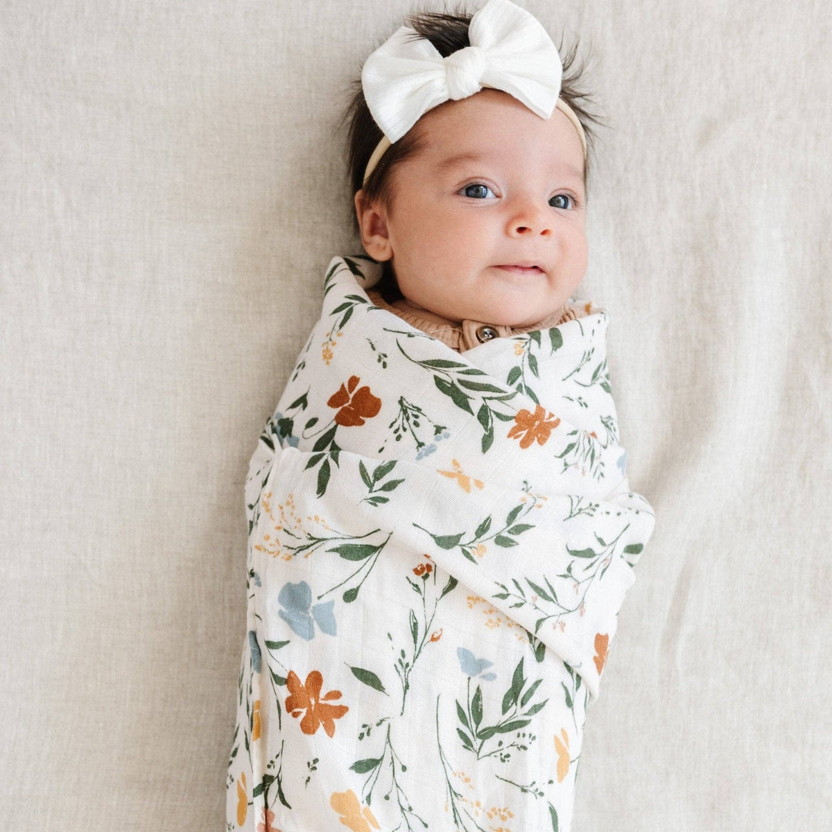 Bamboo Muslin Rayon Swaddle - Baby Dill