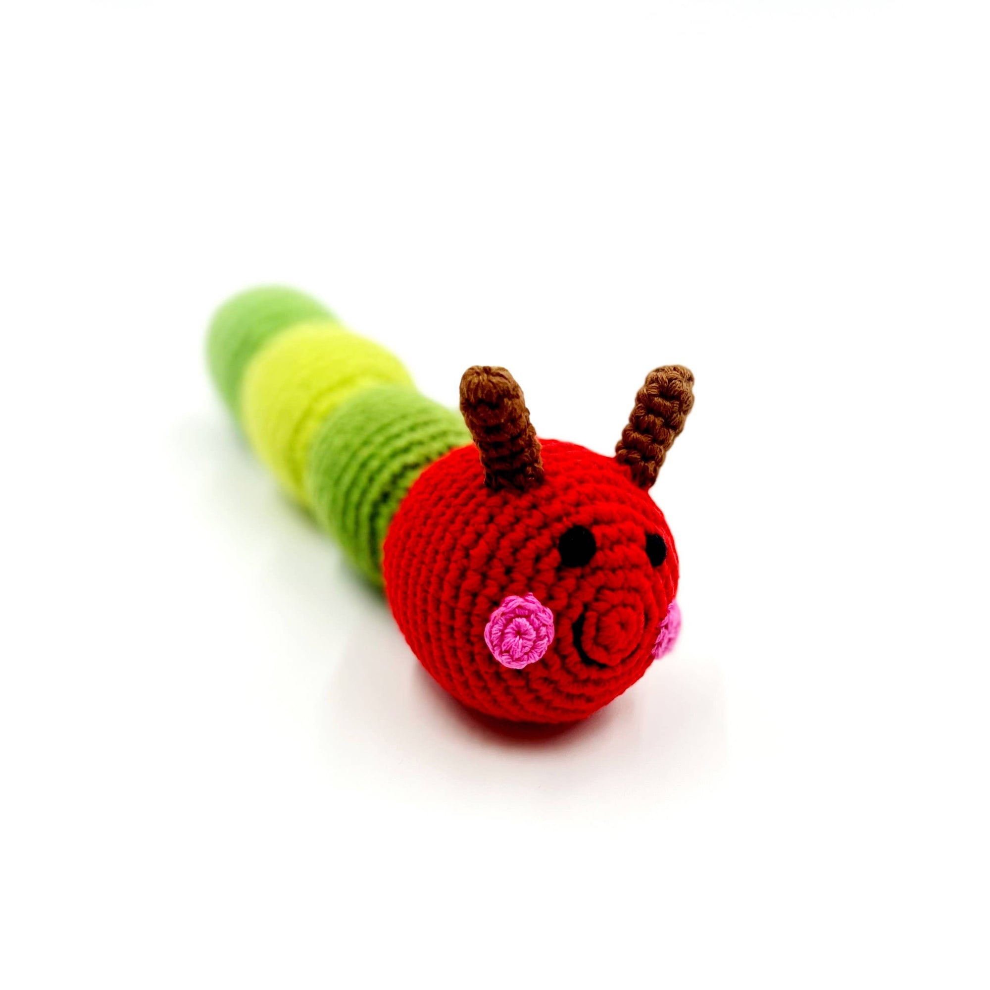 Very Hungry Caterpillar Crochet Rattle - Baby Dill