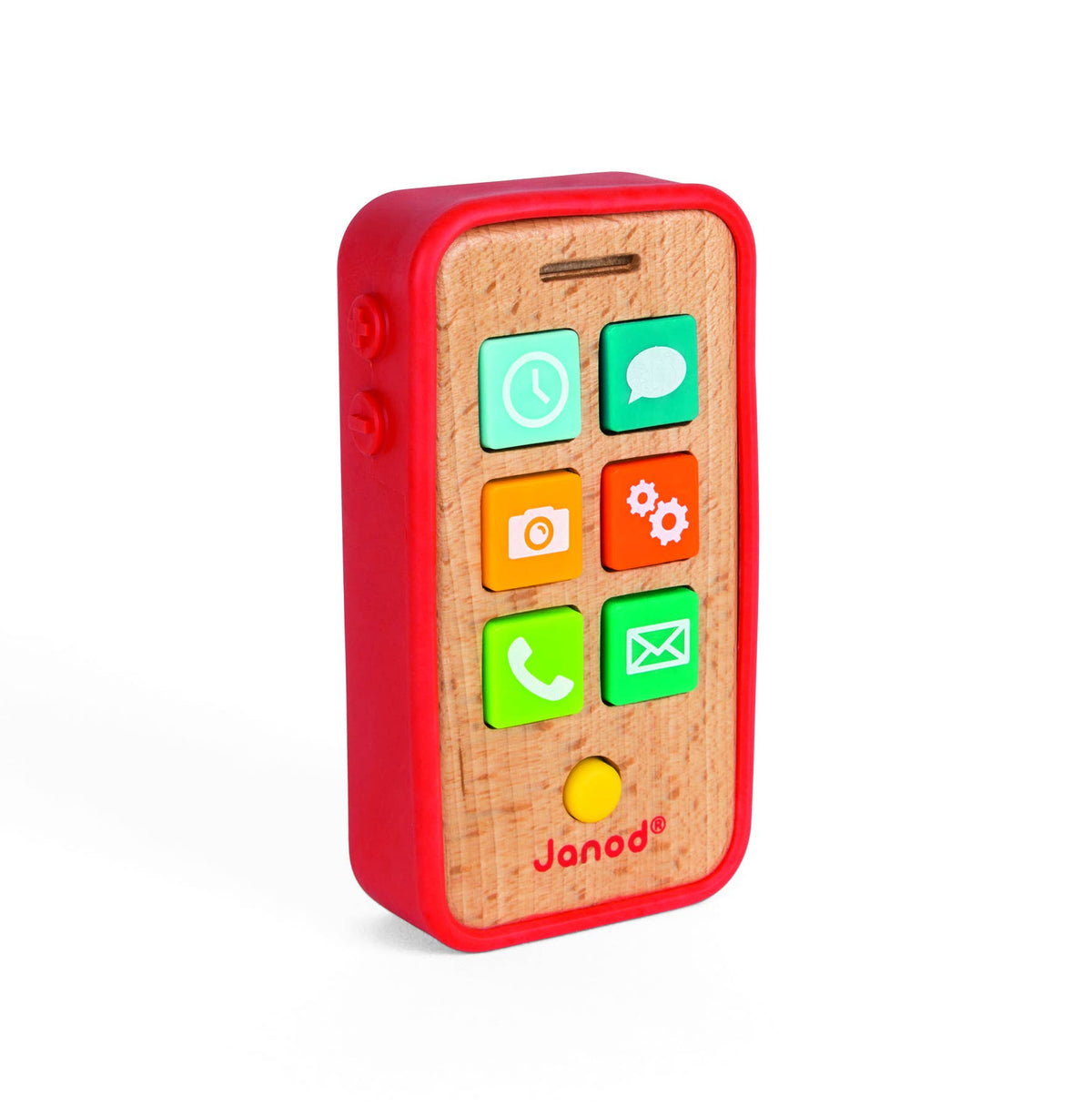 Wood Toy Telephone with Sounds