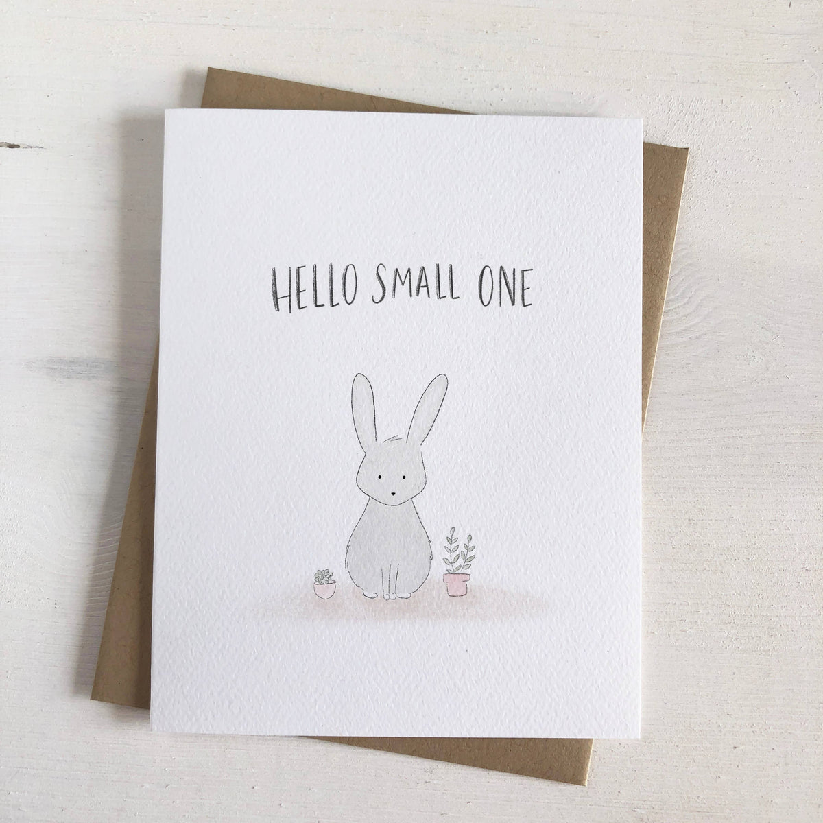 Hello Small One New Baby Card
