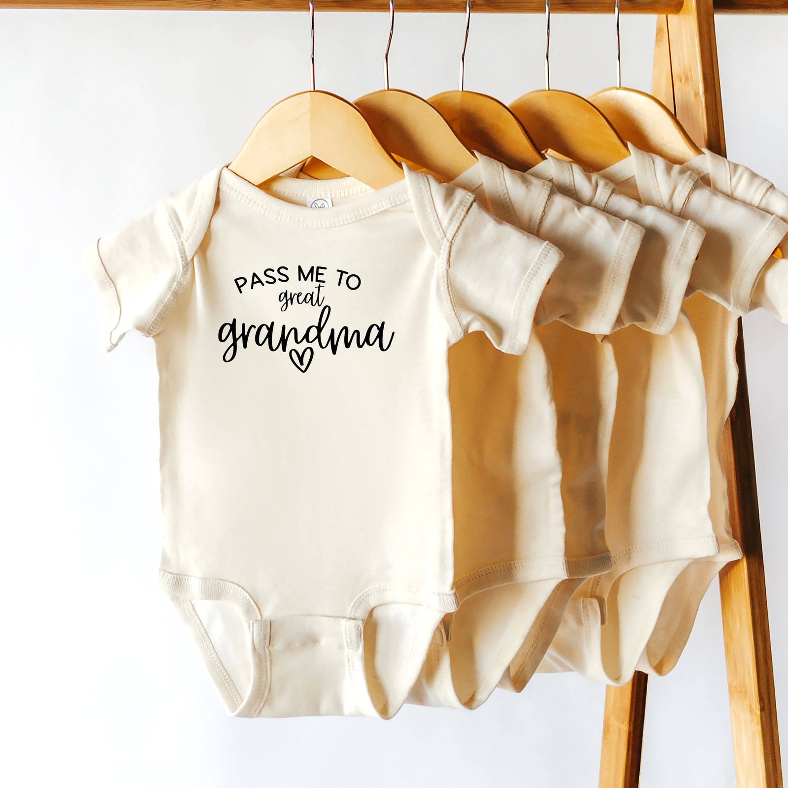 Pass Me to Great Grandma Onesie - Baby Dill