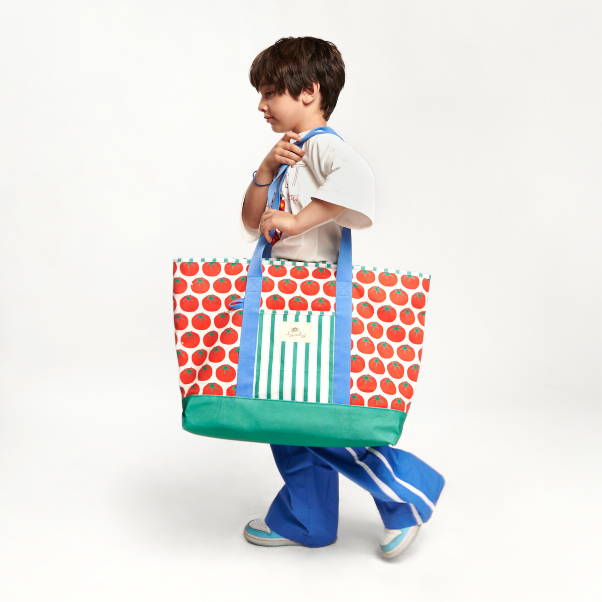 Itzy Ritzy - Itzy Explorer™ Canvas Tote Bag - Baby Dill