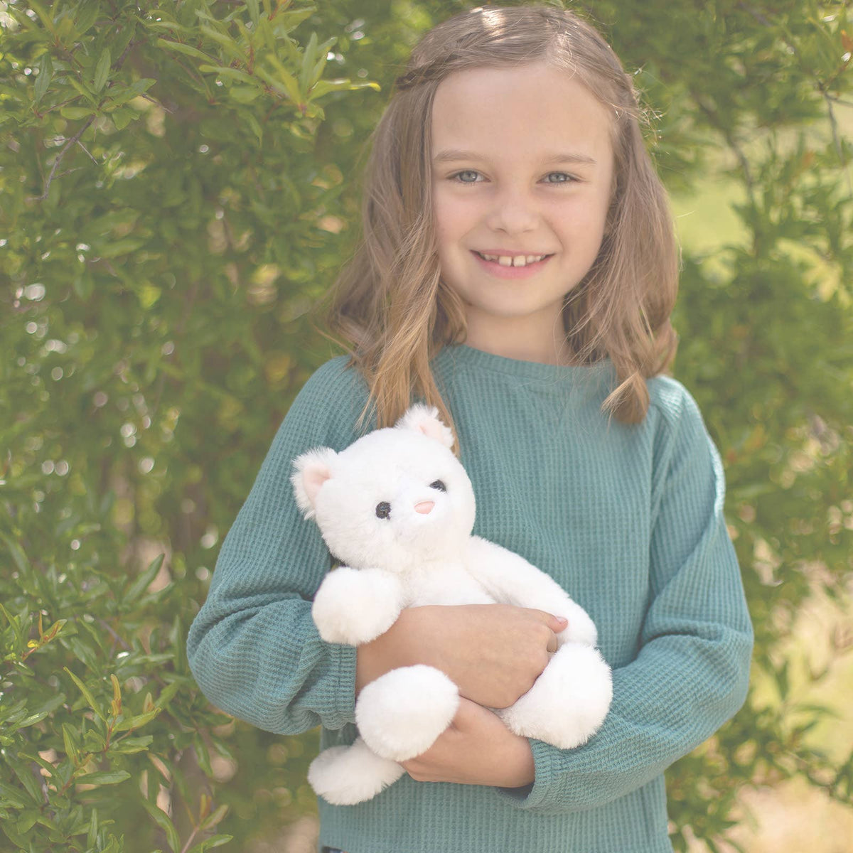 White Kitten Plush Stuffed Animal