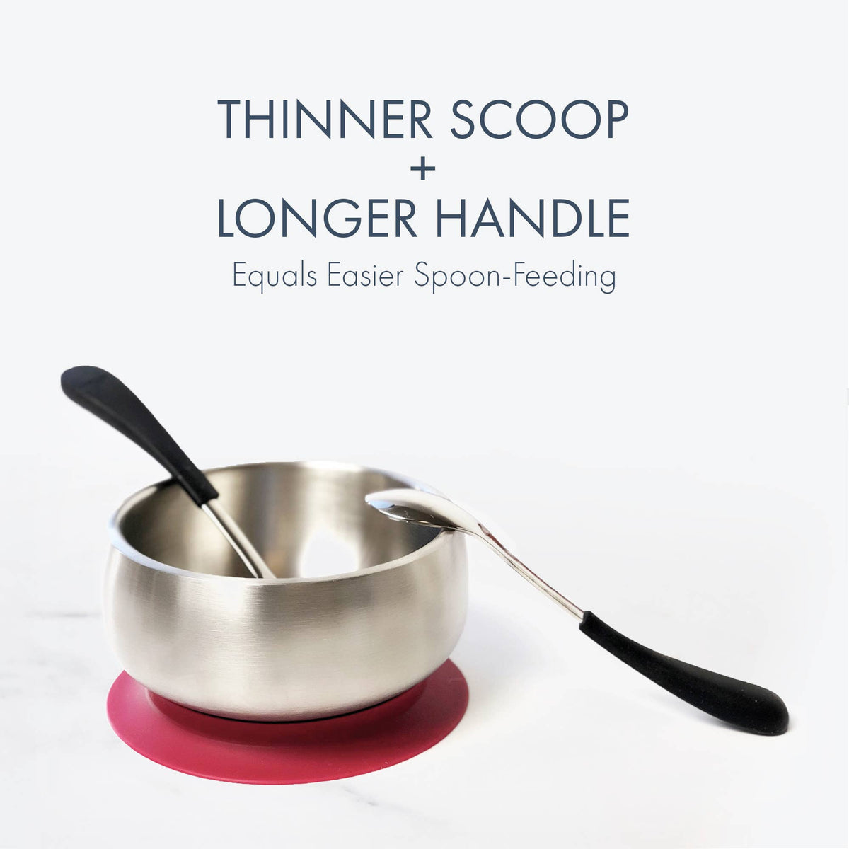 Avanchy - Avanchy Stainless Steel Infant Spoons 2. (Younger Babies)