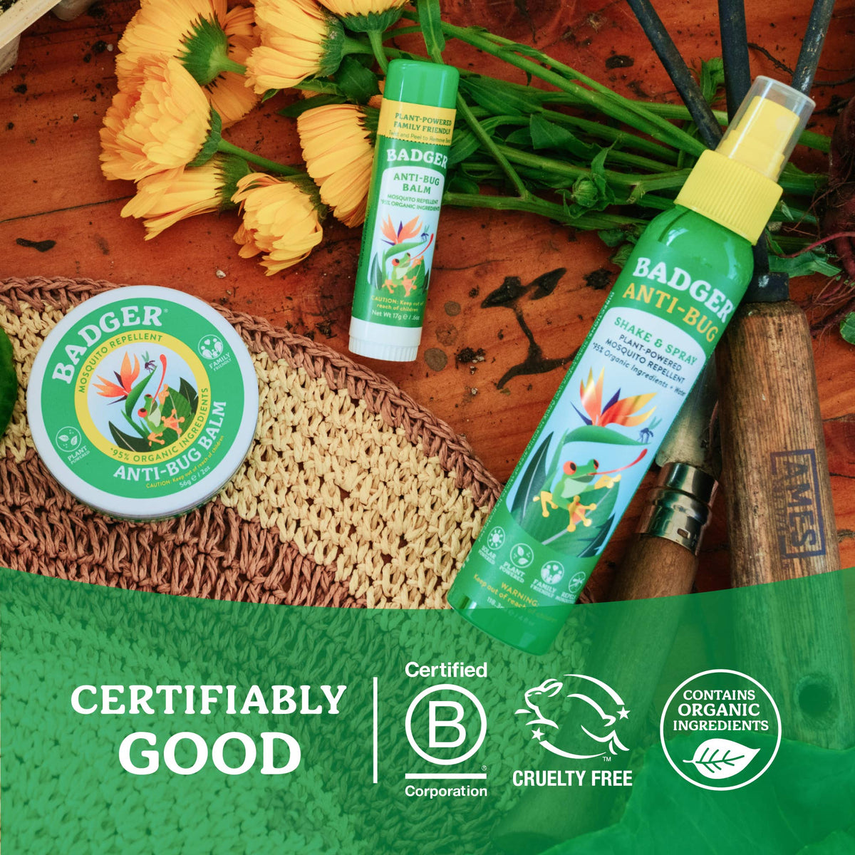 Badger Bug Spray, Mosquito Repellent, Organic & Deet-Free - Baby Dill
