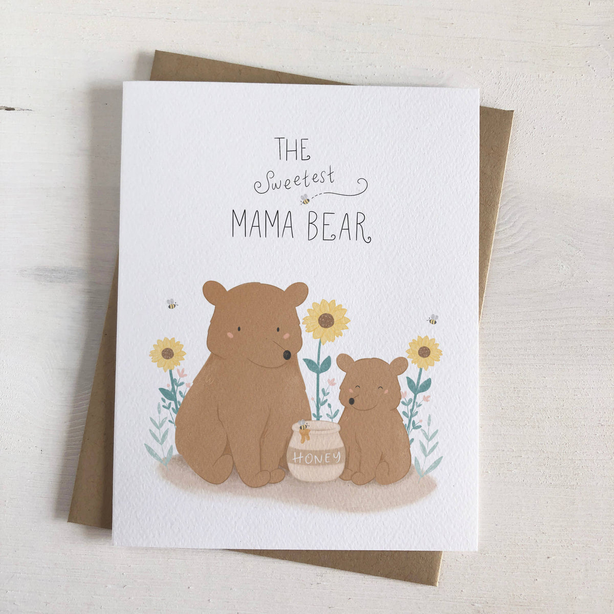 The Sweetest Mama Bear Card