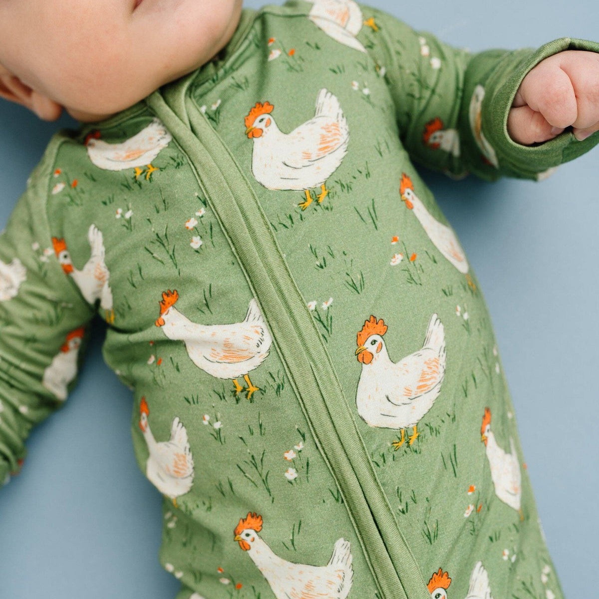 Spring Chicken Double Zip Bamboo Sleeper