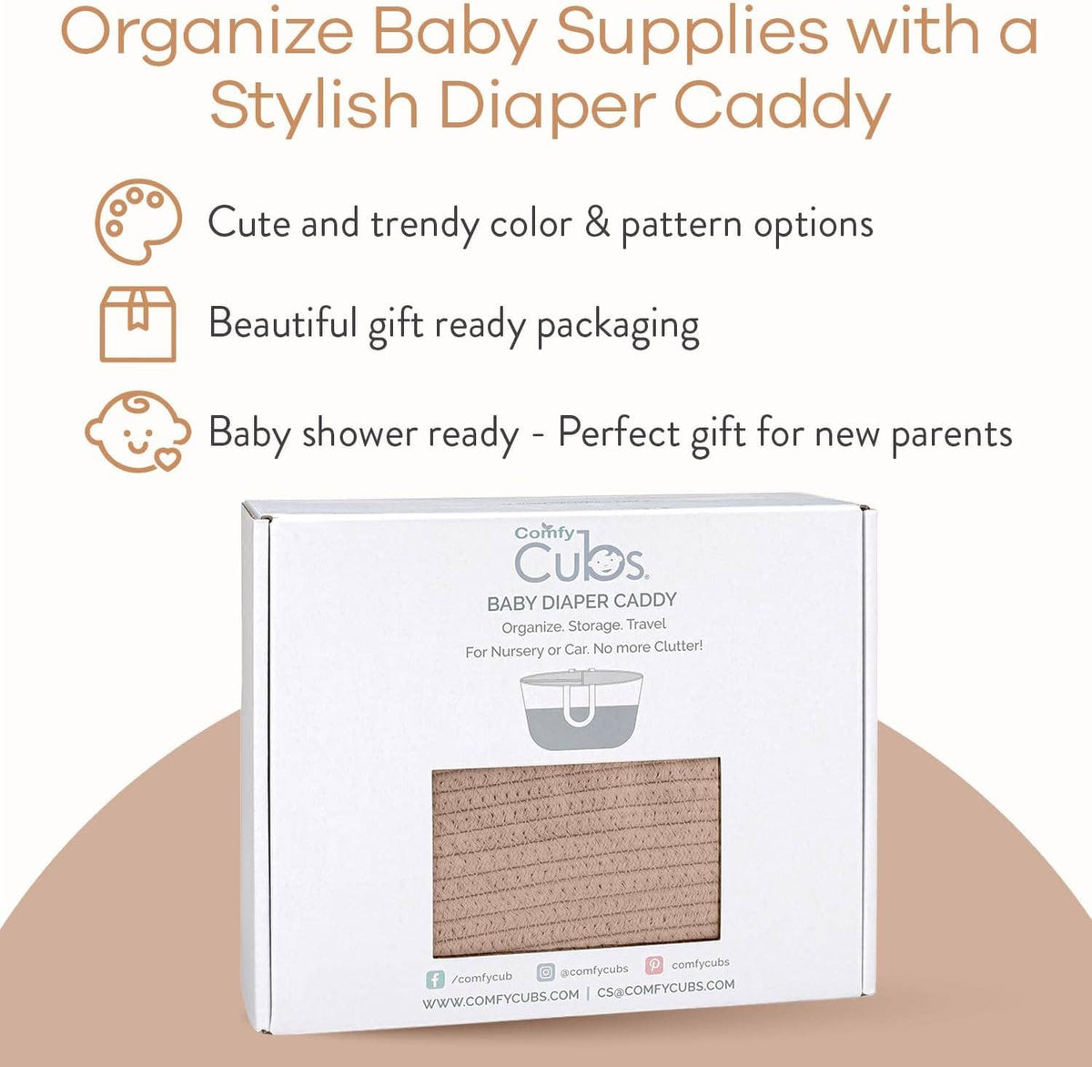Diaper Caddy Organizer