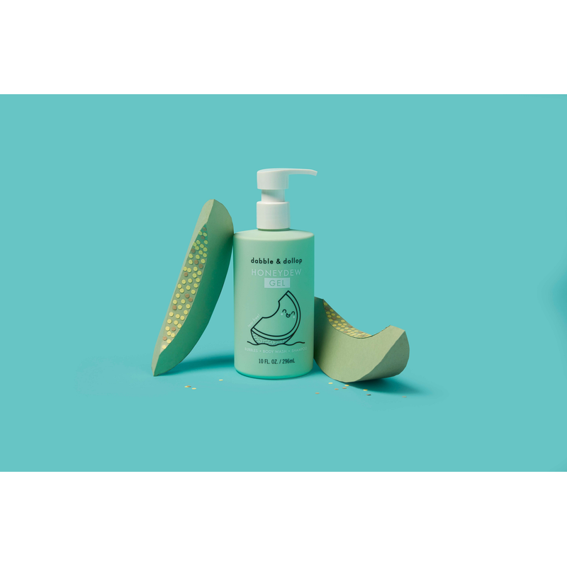 All-Natural Honeydew Shampoo, Body Wash &amp; Bubbles