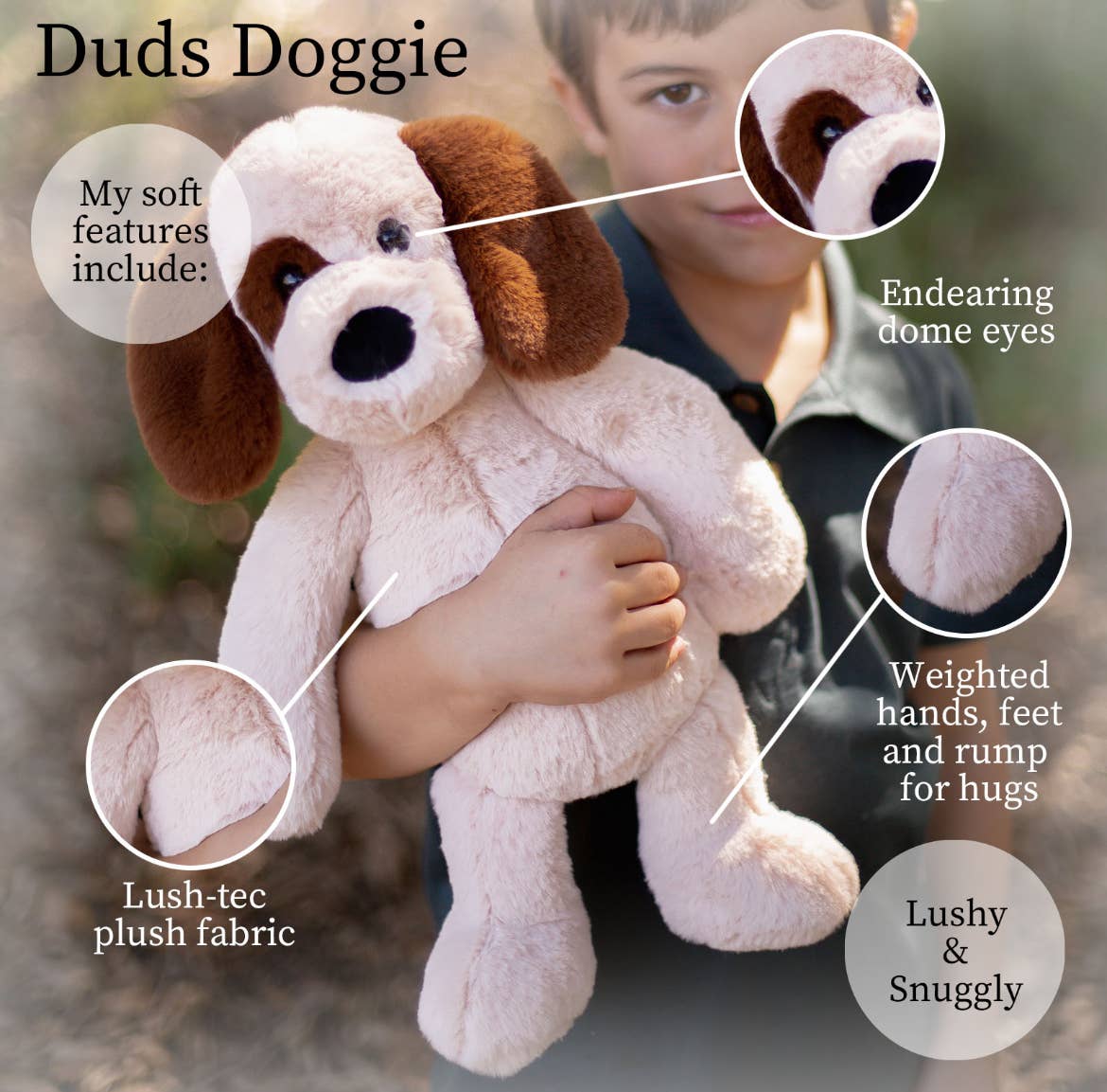 Duds Doggie Plush Stuffie - Baby Dill