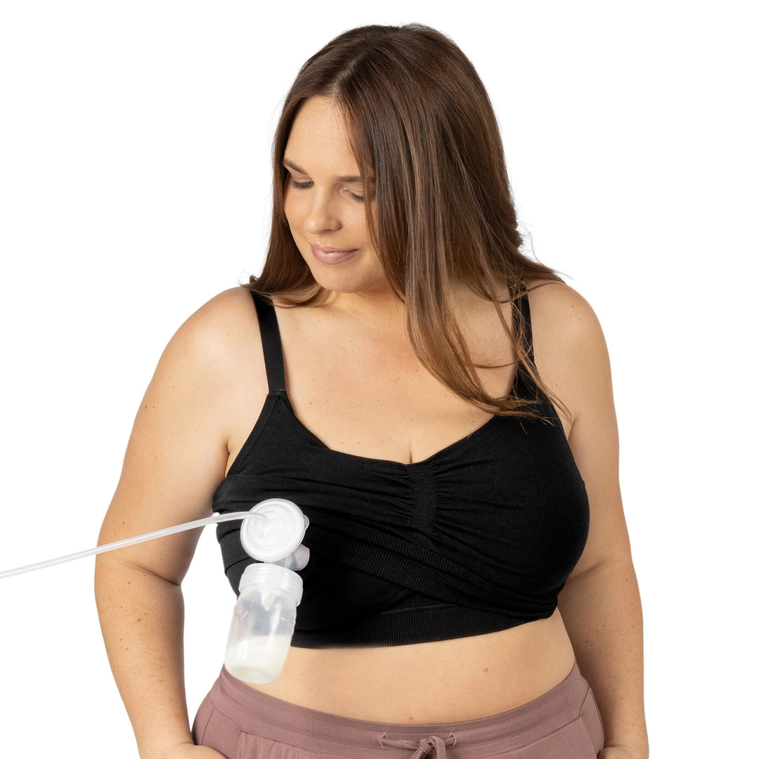 Sublime Bamboo Hands Free Pumping Lounge &amp; Sleep Bra Small