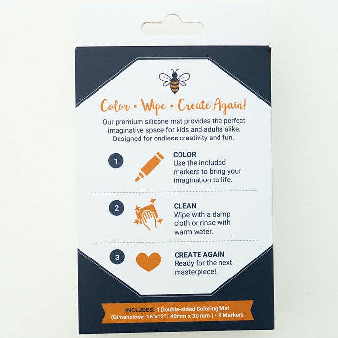 Christmas Reusable Silicone Coloring Mat