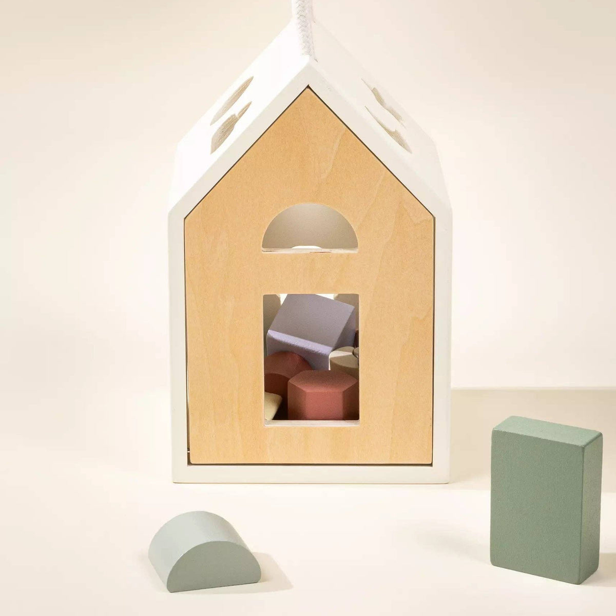 Coco Village - Wooden Shapes Sorting House - Baby Dill