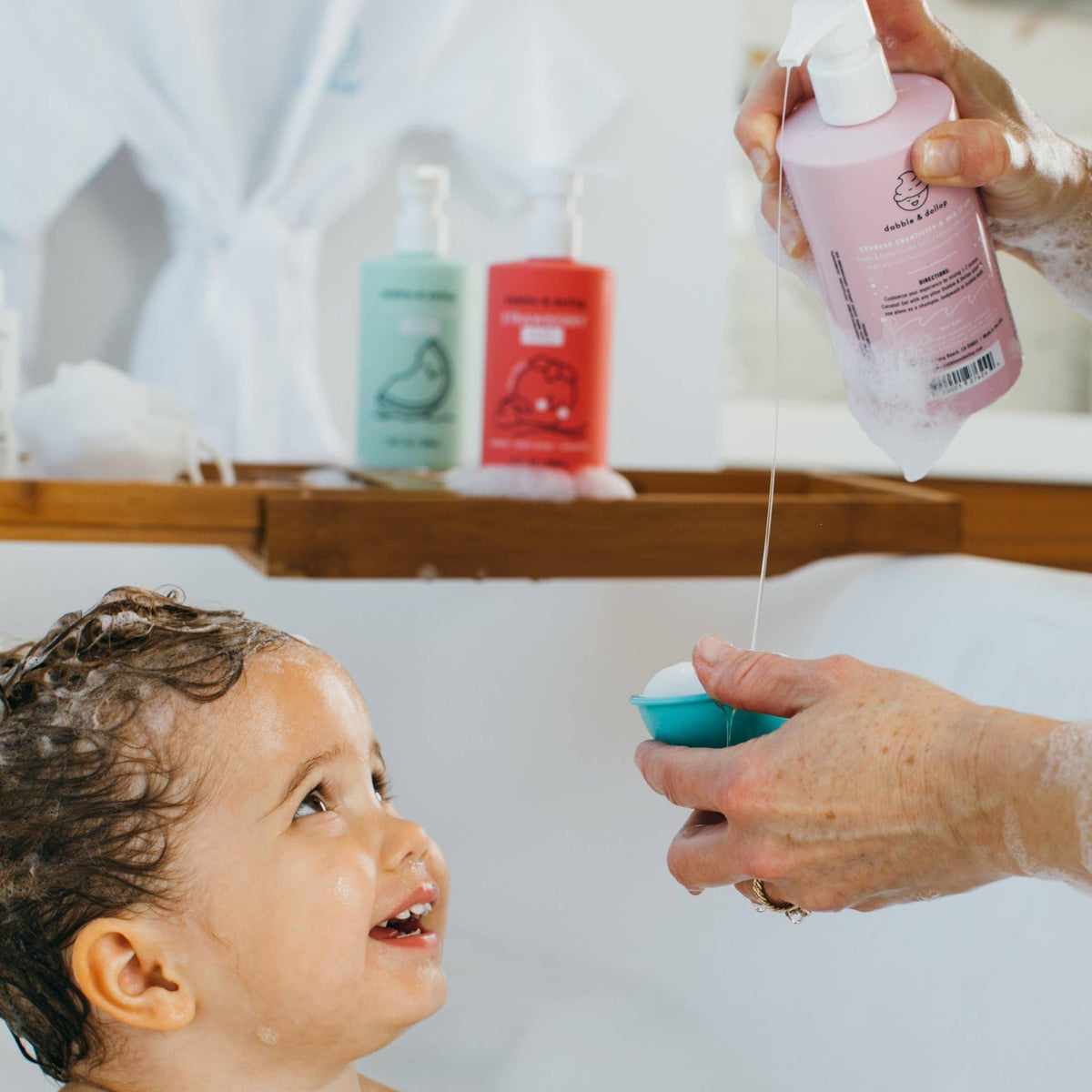 All-Natural Coconut Shampoo, Body Wash &amp; Bubbles