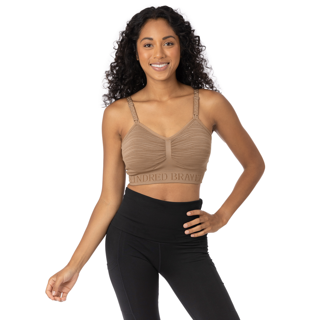 Sublime® Hands-Free Pumping & Nursing Bra - Baby Dill