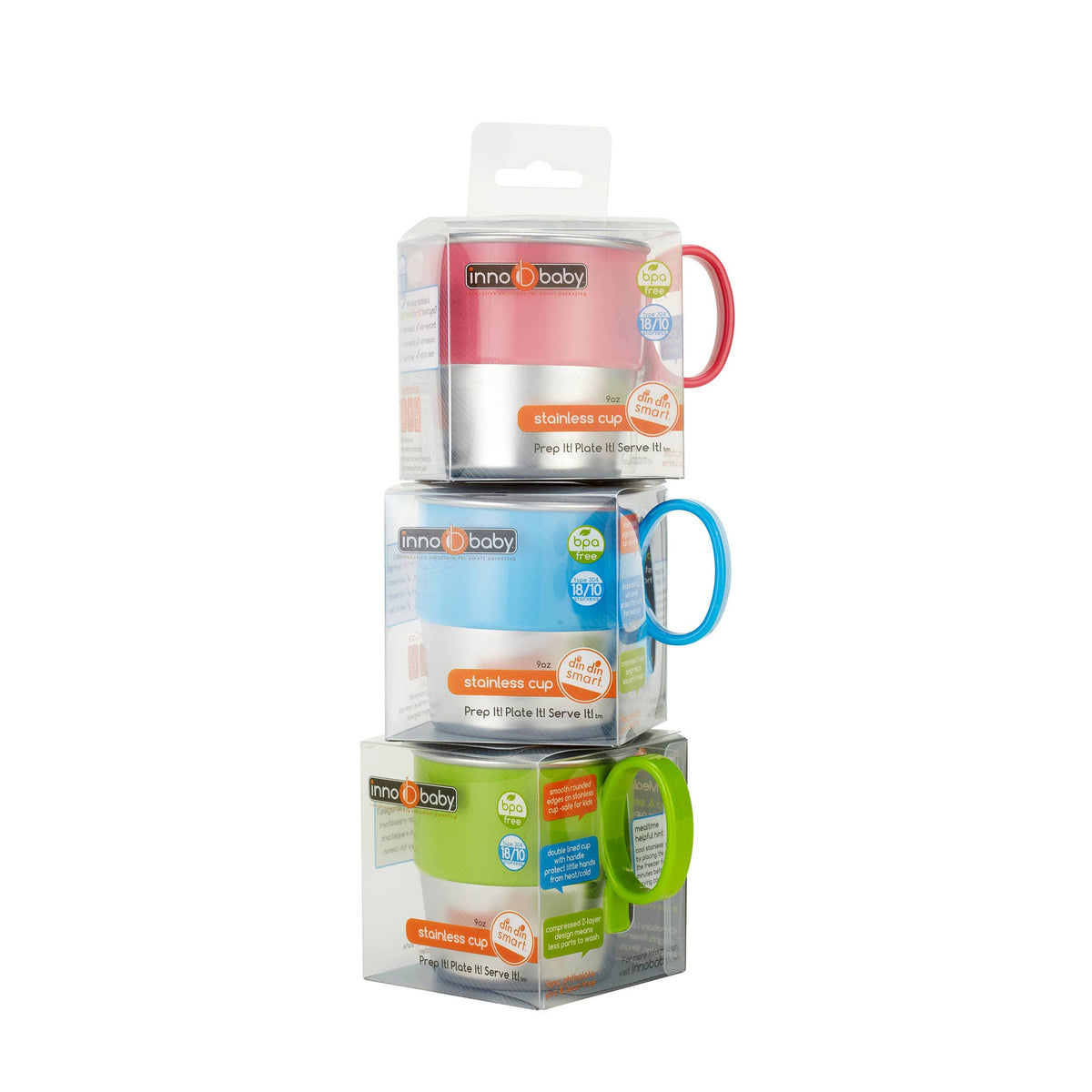 9oz Stainless Steel Toddler Kid Cup w/ Handle -Training Cup