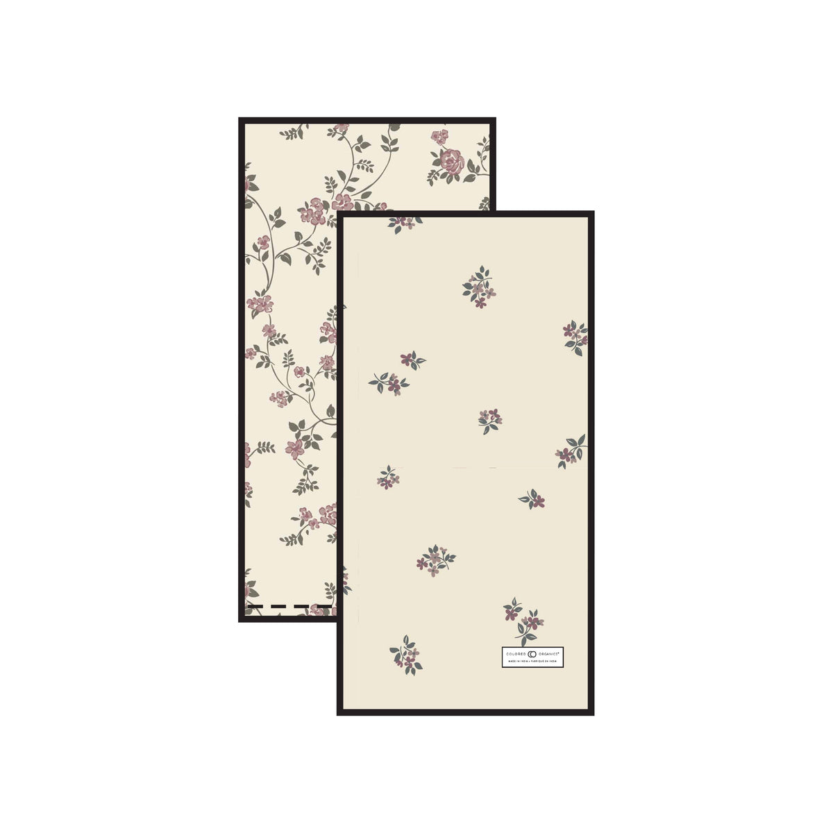 Colored Organics - 2-Pack Muslin Burp Cloths - Baby Dill